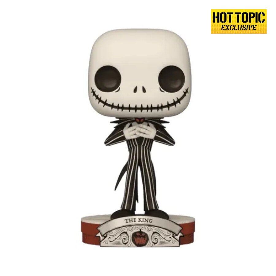 Funko Pop Jack Skellington as the King 1401 Exclusive Hot Topic - Disney A11