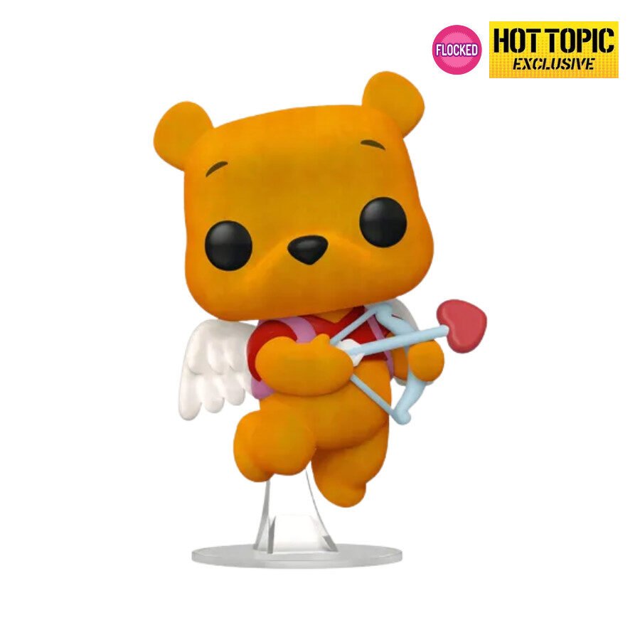 Funko Pop Winnie The Pooh 1008 Flocked Exclusive Hot Topic - Disney A11