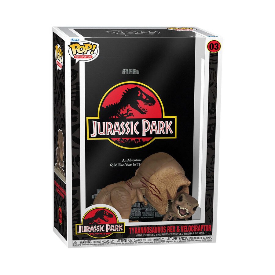 Funko Pop Movie Posters Tyrannosaurus Rex Y Velociraptor 03 - Jurassic Park A15